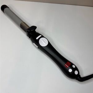 BEACHWAVER S1 Black Rotating 1 Inch Curling Iron Wand Wavy Hair Beach Waves